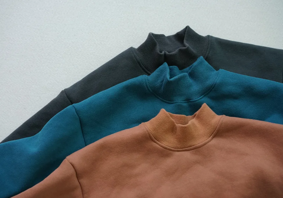 Детский свитер сезон осень зима из ворса с вогнутой формой пальто для детей