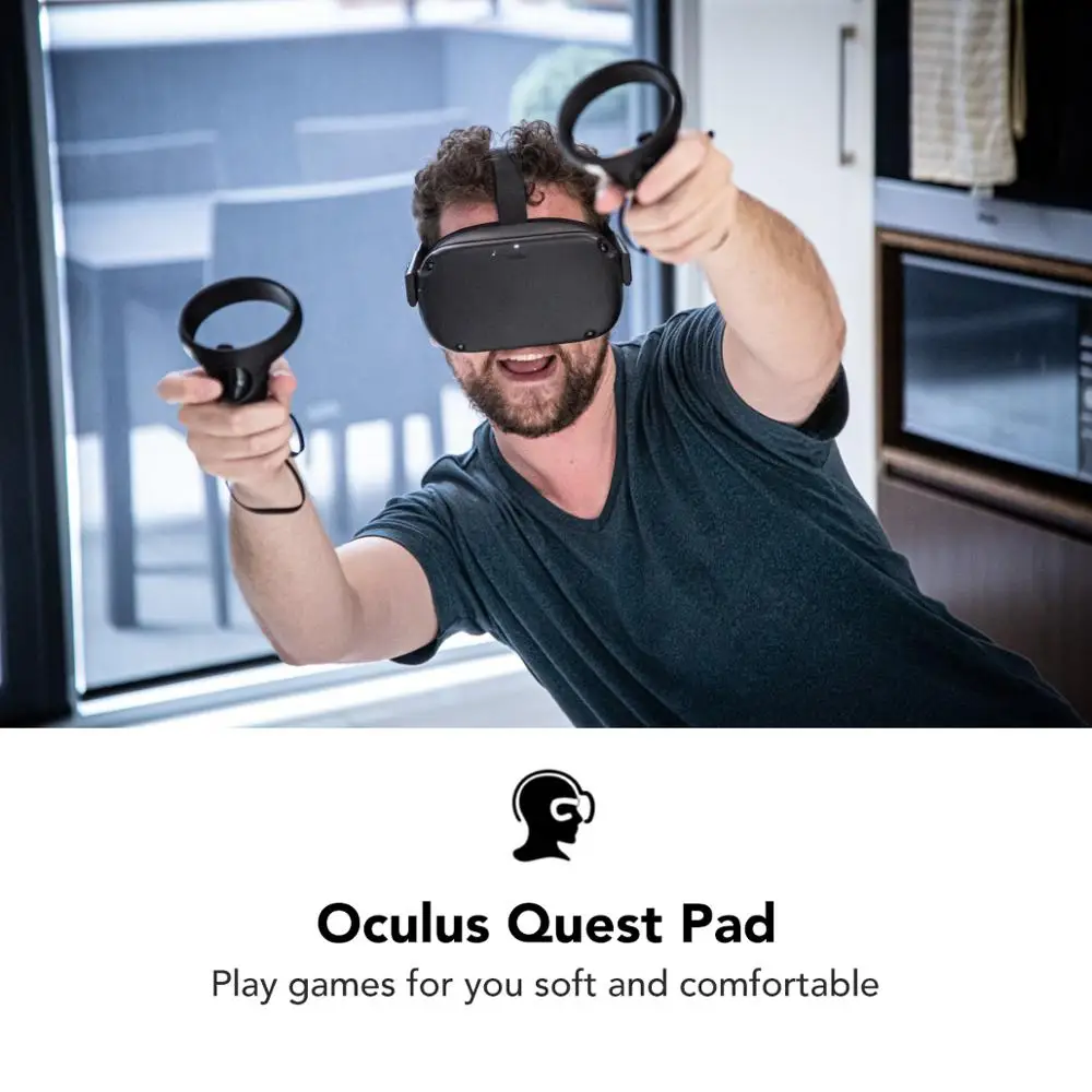 Замена подушек для лица VR (8 мм/12 мм) KIWI design Q2 Подушечка Для пригодная только Oculus Quest