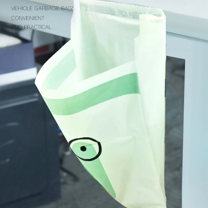 15 шт. автомобиль мешок для мусора одноразовая самоклеющаяся пластина автомобиля