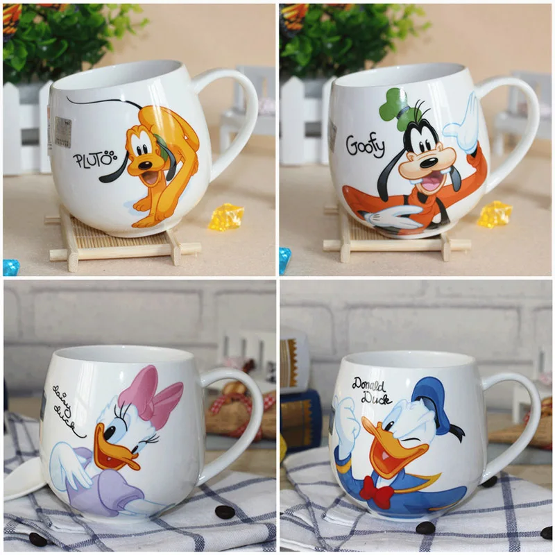 Лидер продаж детская керамическая чашка с мышкой Диснея 400 мл мультяшный узор
