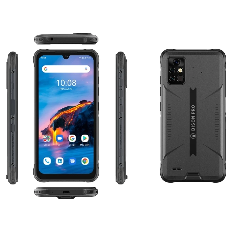 umidigi bison pro rugged phone 4gb 8gb128gb ip68ip69k waterproof dustproof shockproof mtk helio g80 octa core 48mp 5000mah free global shipping