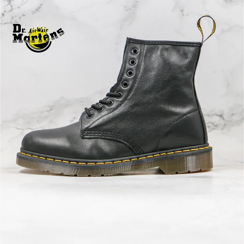 

Original Dr.Martens Men and Women 1460 Nappa Genuine Leather 8 Eyes Doc Martin Ankle Boots Unisex Durable Street Casual Shoes
