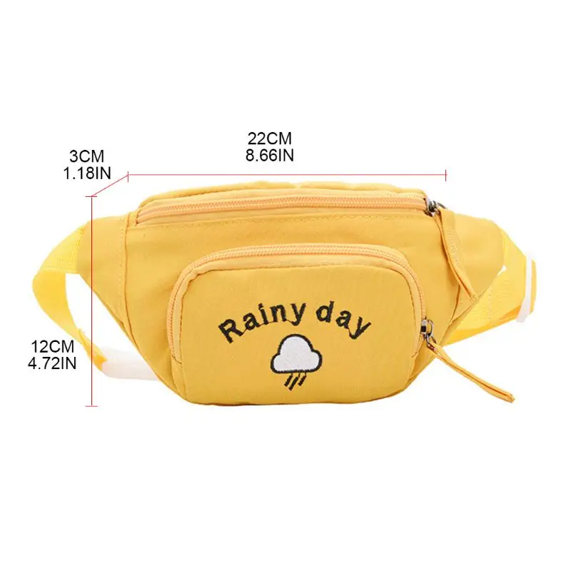 

Portable Waist Bag Fanny Pack Pouch Sport Belt Hip Chest Crossbody Shoulder Purse for Kids Children
