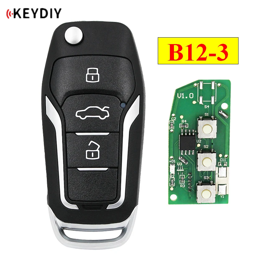 KEYDIY B серии B12-3 3 кнопки Универсальный KD пульт дистанционного управления для KD200 KD900 KD900+ URG200 KD-X2 мини KD для Ford style
