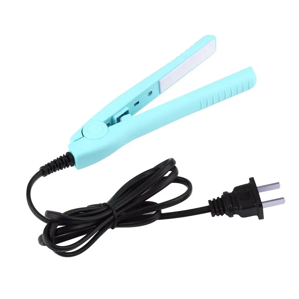 

Mini Electric Splint Flat Iron Ceramic Hair Curler & Straightener Hair Perming Hair Styling Appliance Hair Crimper US 220V