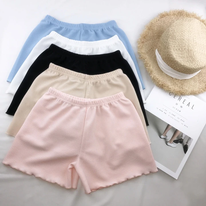 Тонкие кружевные короткие летние женские брюки облегающие укороченные