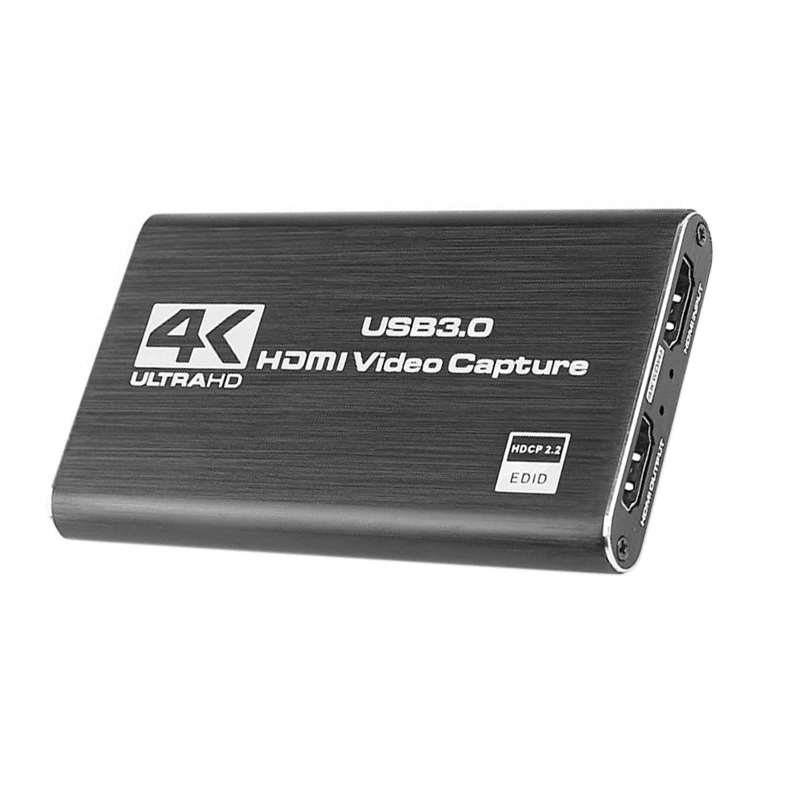 

4K HDMI карта захвата игр USB 1080P устройство захвата карты для потоковой прямой трансляции видеозаписи