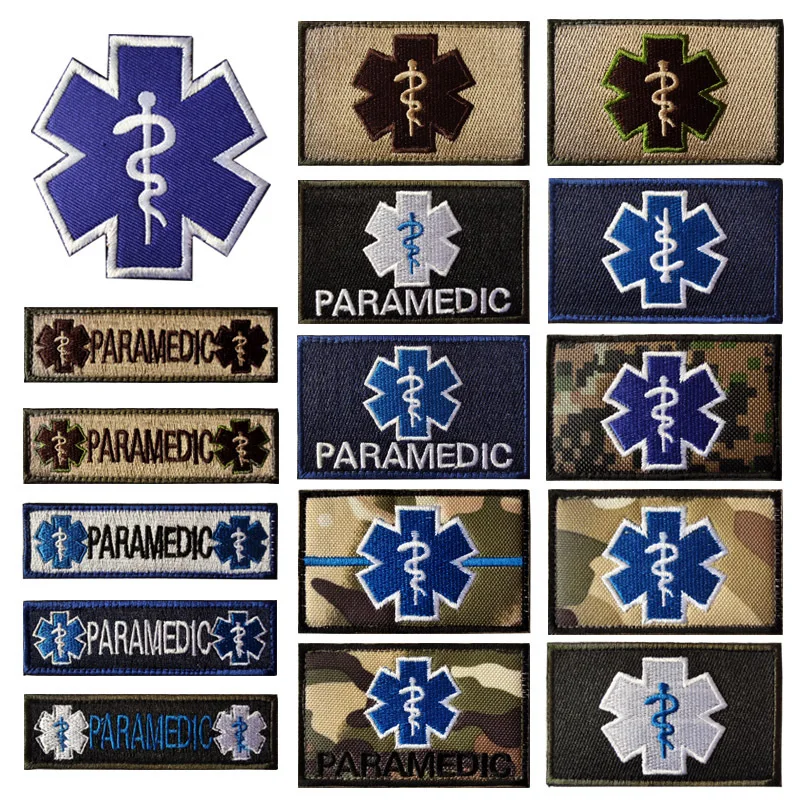 T-N Star of Life заплаты вышивки американский спасательный медицинский медик фельдшер