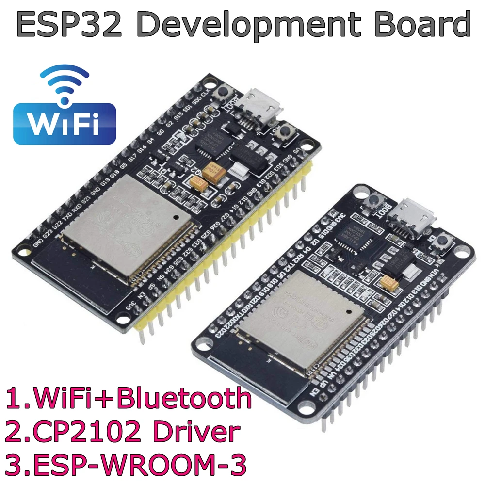 ESP 32S WROOM 32 ESP32 Bluetooth и WI FI двухъядерный Процессор с низкой Мощность потребление MCU
