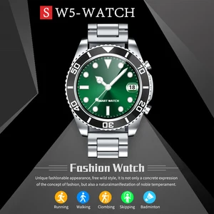 2021 new luxury stainless steel watch men smart watch men business watch for rolex bluetooth call watches for android ios huawei free global shipping