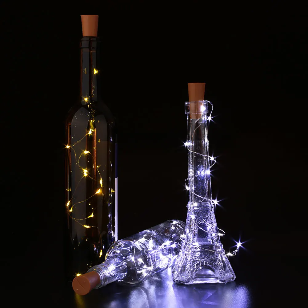 3 шт. винный декоративный светильник Звездная медная проволочная световая лента