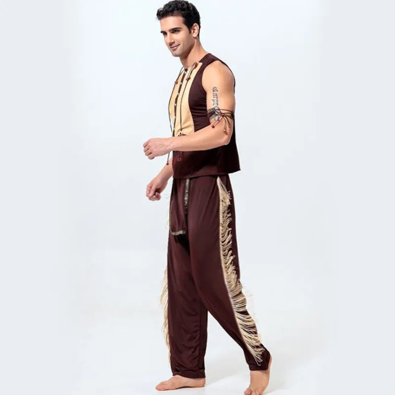 

Man Carnival Party Adults Men Male Primitive Cosplay Costumes Hallowmas Supplies Costume Halloween Christmas