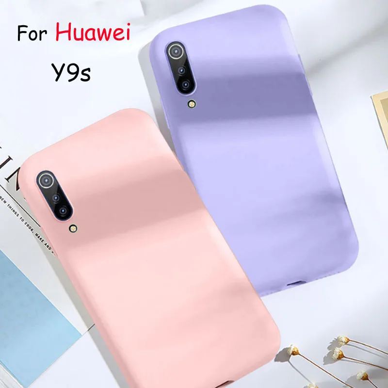 

Soft Case For Huawei Y9s Case Slim Candy Color Silicone Back Cover For Huawei Y9 s Coque Funda Y 9 s 6.59 inch
