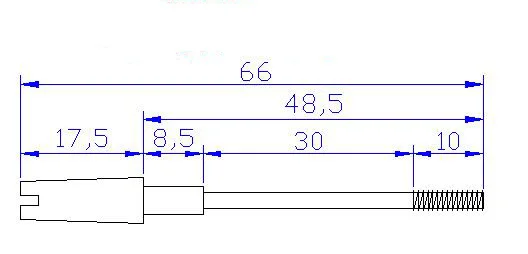 

100pcs Serial Port Screw 2.8x66mm DB9 DB15 DB25 DB37 Terminal Breakout Serial Connector tool