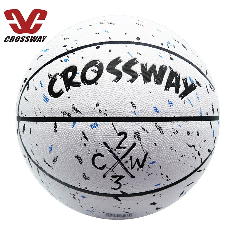 

CROSSWAY Adult Basketball Game Training Equipment Basket Ball High Elasticity rubber Official Size 7 for NBA Free Accessories