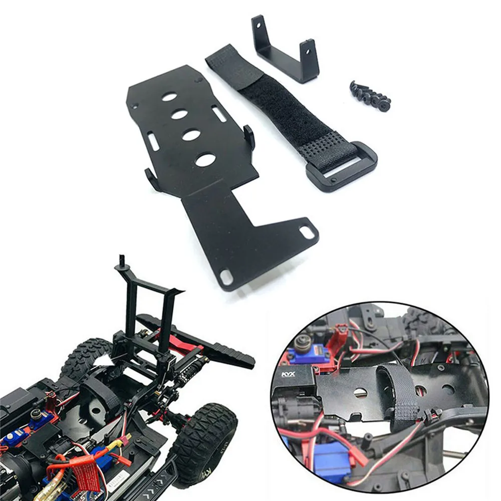 Фото Низкий LCG поднос батареи DIY Крепление Шасси держатель для 1/10 Traxxas TRX4 Defender Rc Низкий LCG поднос батареи DIY Крепление Шасси держатель для 1/10 Traxxas TRX4 Defender Rc