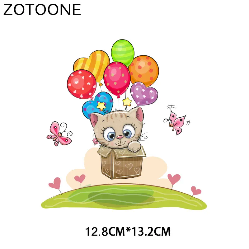 ZT1566 ZOTOONE Мультяшные наклейки с животными для железной передачи одежды DIY аксессуары футболки Платья моющиеся теплопередачи H - Цвет: ZT1566