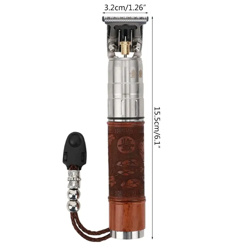 

1Set Electric Cordless Hair Trimmer Metal Engraved Hair Beard Clipper for Barber 35EB