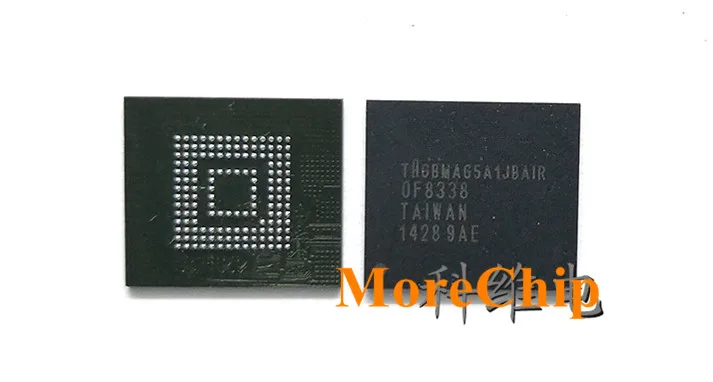 THGBMAG5A1JBAIR eMMC BGA153 для ЖК-телевизора NAND Flash Memory IC Chip 4 Гб спаянный шар 2 шт./лот |