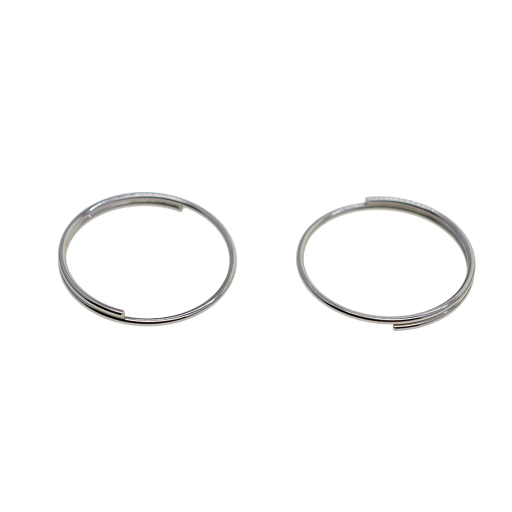 

100x Круглый Твердый Железный Сплит брелок цепь крюк аппаратный разъём сумка 20 мм