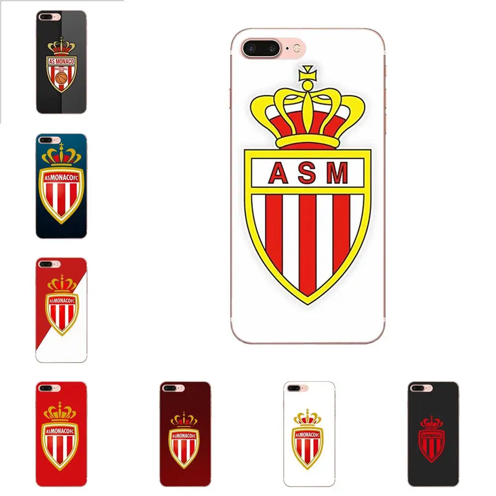 Чехлы для Apple iPhone 4 5 5C 6 6S 7 8 Plus X XS Max XR с логотипом Monaco Club Fc|Бамперы| |