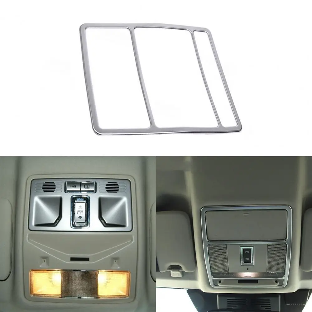 

Car Reading Lamp Adhesive Sticker Decorative Frame Interior Decor Protective Cover Trim for Jaguar-XF XE F-PACE 16 Model