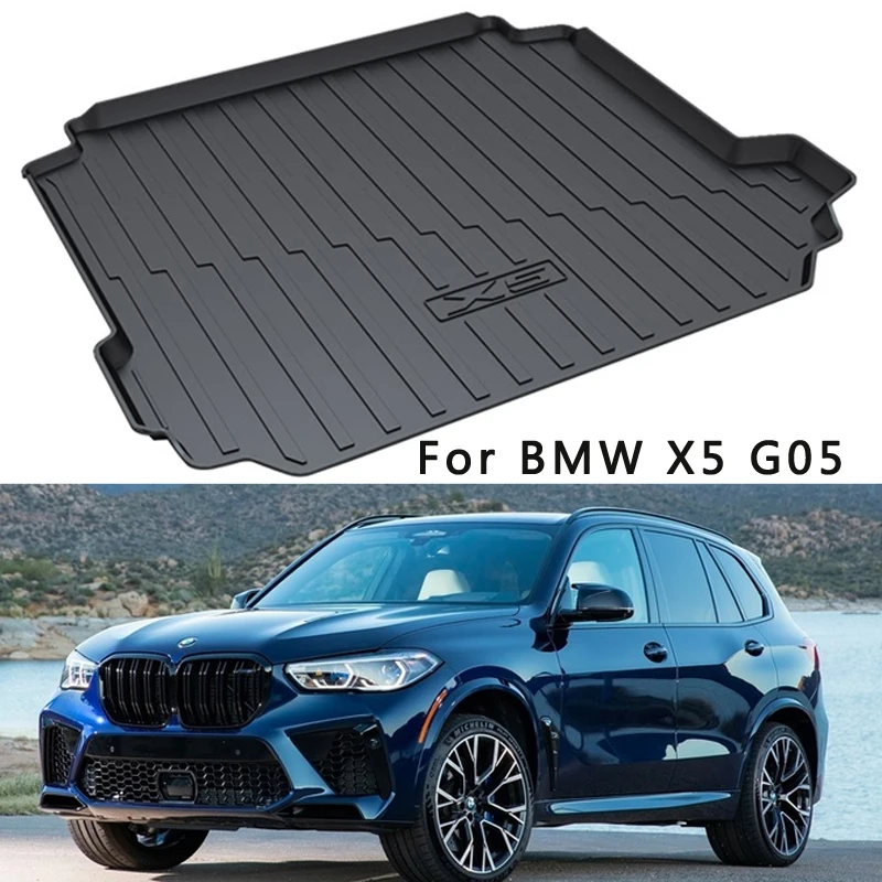 Specialized Car For BMW X5 G05 Accessories Waterproof Pads TPO Trunk Cargo Liner Floor Mat-All Weather Protection Carpet