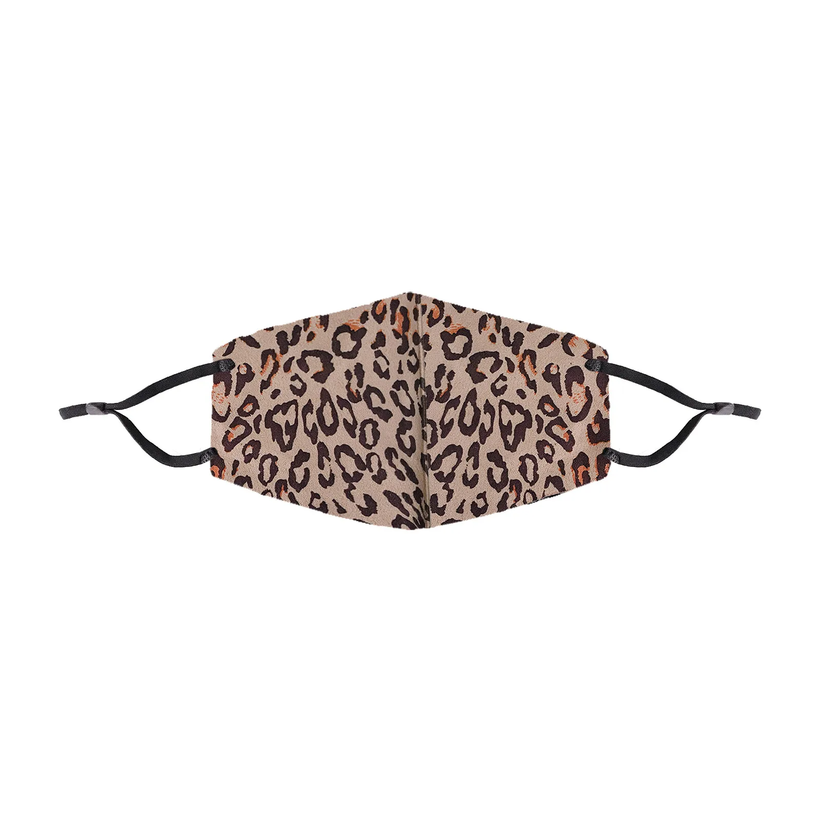 Маска Тканевая с леопардовым принтом для взрослых мужчин и женщин моющаяся