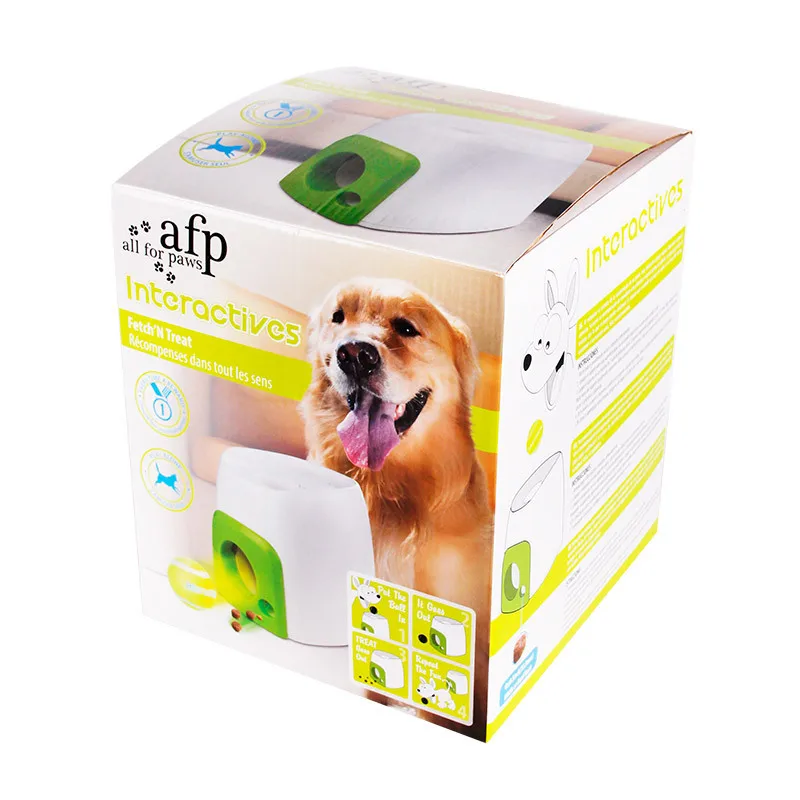 

Dog Tennis Food Reward Machine Pet Toy Dog Interactive Training Smart Feeder Tennis Leaker Balls Plastic Automatic Throw New