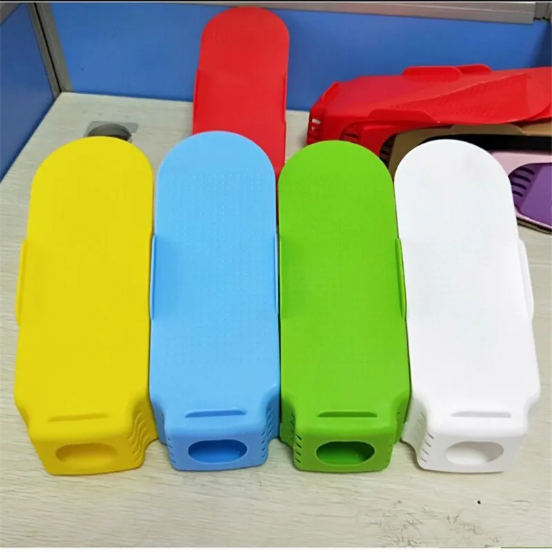 Простая тонкая многофункциональная креативная двухслойная стойка для обуви DIY