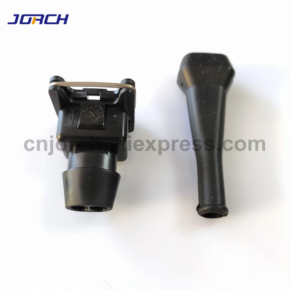 1 комплект 2 Pin AMP Tyco топливный инжектор разъем водонепроницаемый Junior power(мини таймер) разъем с резиновой загрузкой для автомобилей