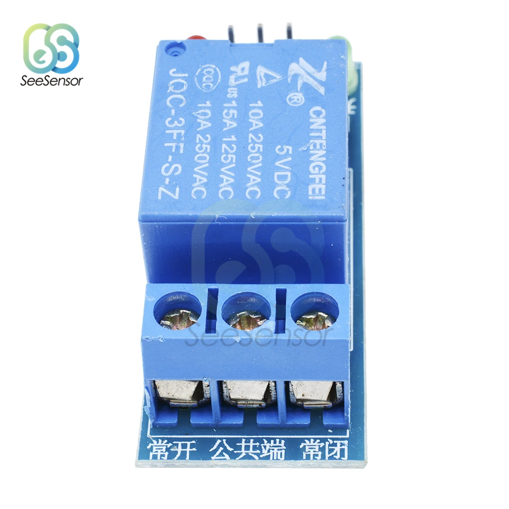 Одноканальный релейный модуль 5 В низкоуровневая/высокоуровневая интерфейсная