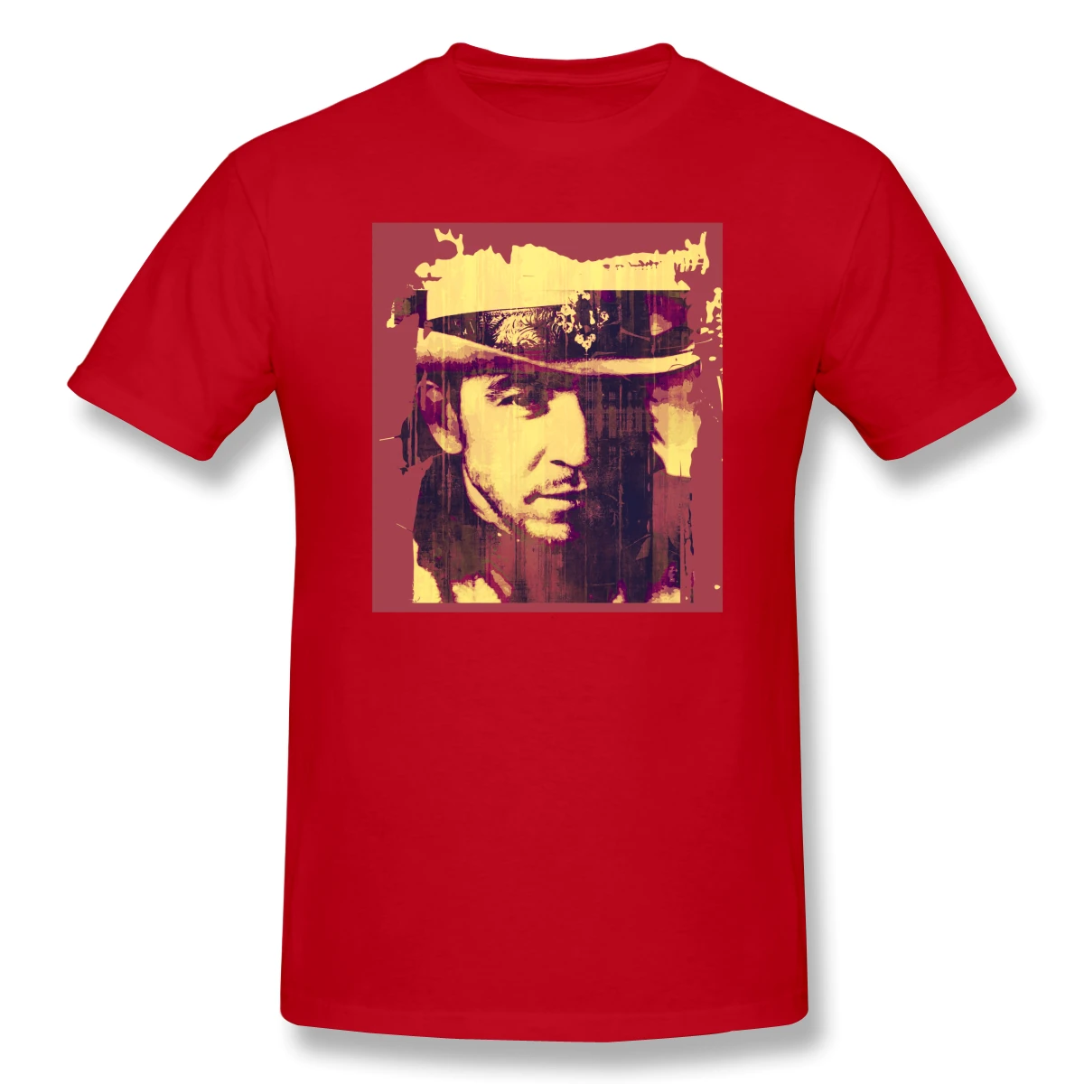 

Stevie Ray And Vaughan Painting Stevie Ray And Vaughan Funny Novelty Men's Basic Short Sleeve Shirt R227 Tops Tees European Size