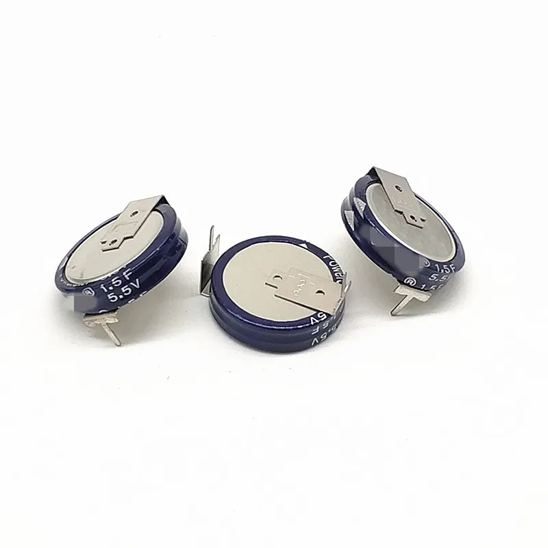 2 шт. KR 5R5H155 R 5 V 1.5F горизонтальный h образная стальная аккумулирования энергии