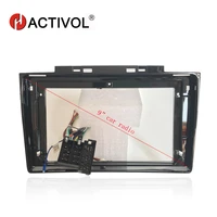 hactivol 2 din car radio face plate frame for greatwall hover h5 2013 2016 car dvd gps player panel dash mount kit car accessory