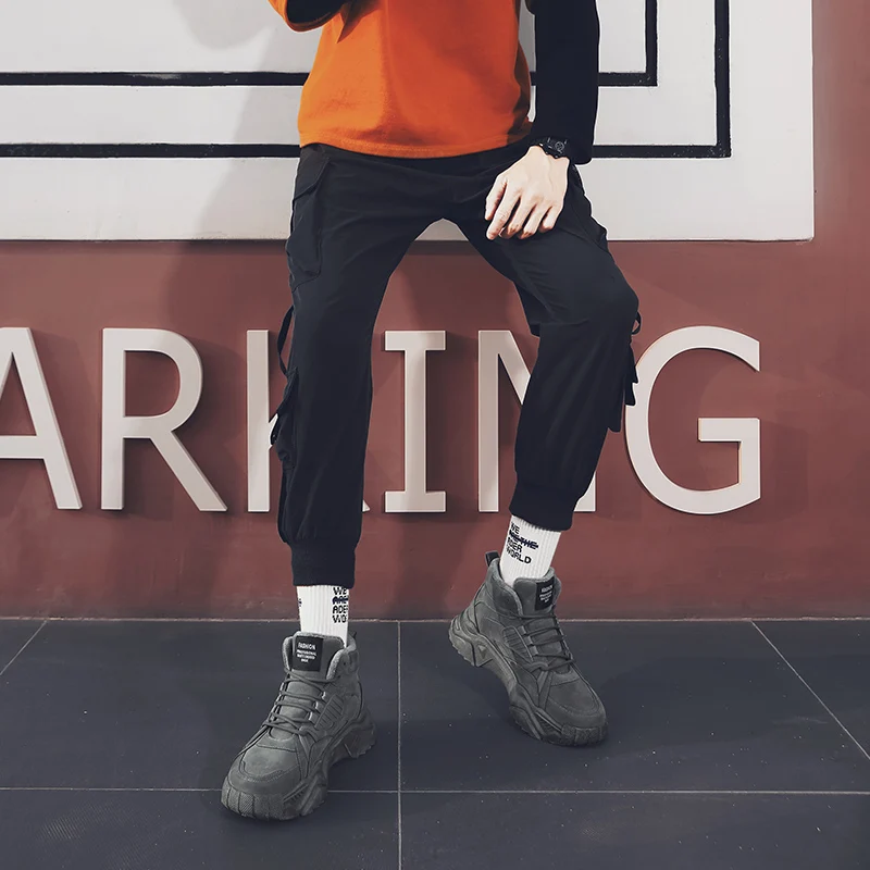 2019 Winter Men Boots Vintage Sneakers Breathable Casual Shoes Comfortable Fashion Adult Waterproof ankle |