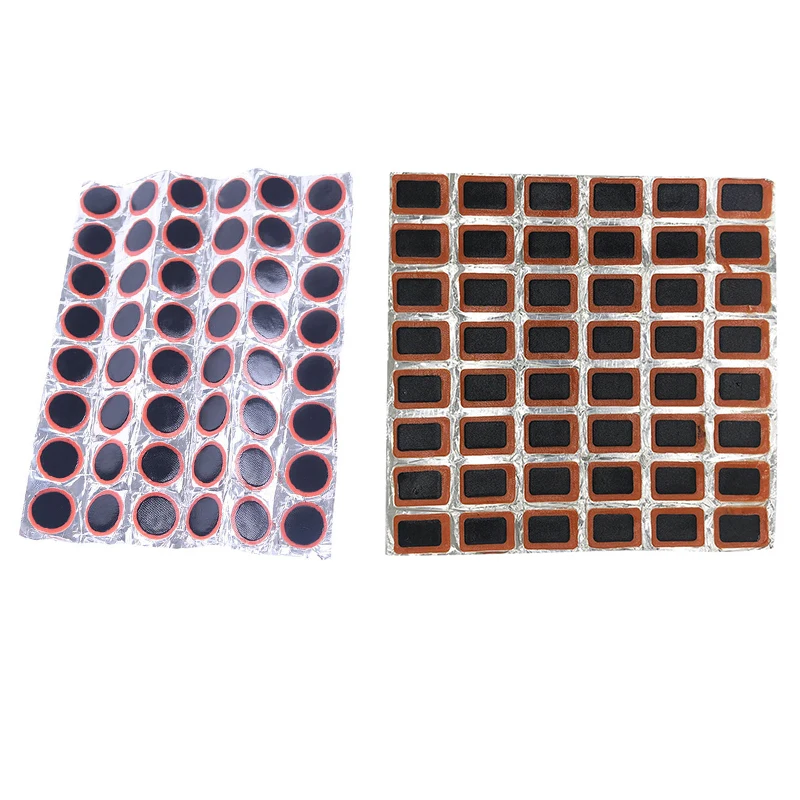 

48pcs Bike Tire Patch Bicycle Tyre Tube Puncture Repair Rubber Patches Set Inner Tube Repair Tool