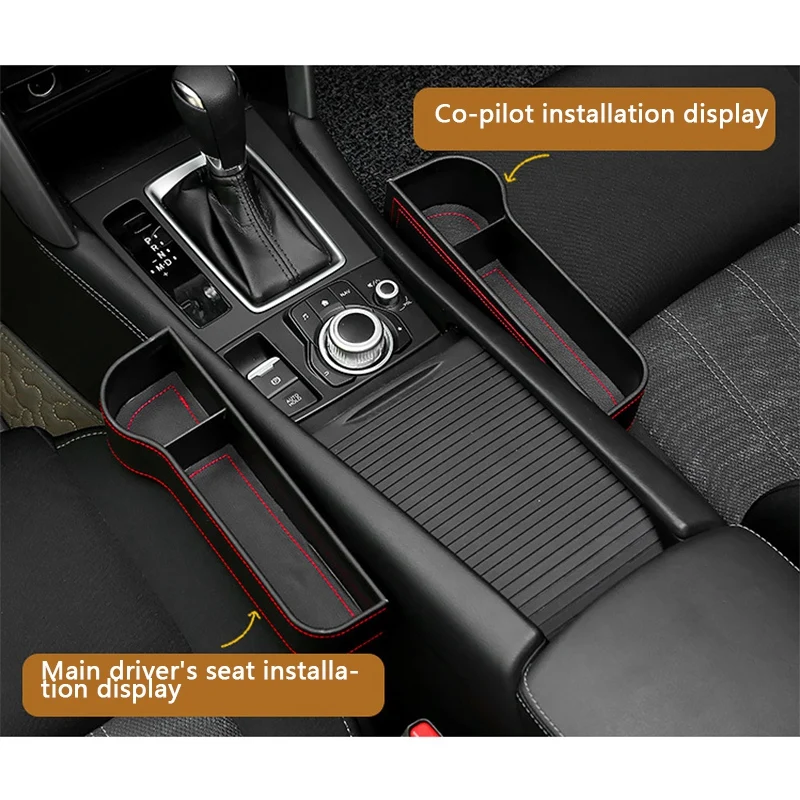 Новый консольный боковой карман органайзер для автомобильного сиденья из