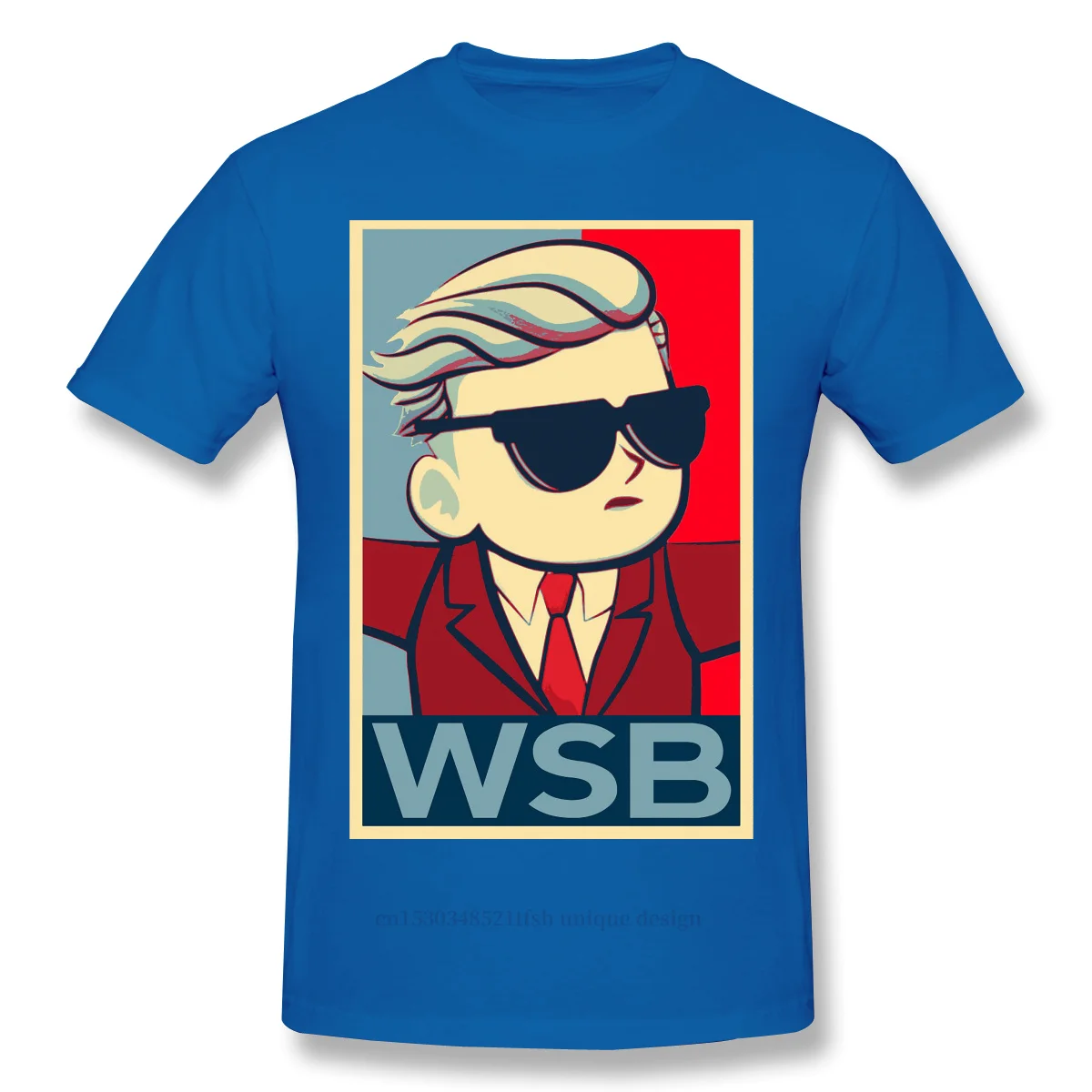 

WallStreetBets - WSBAnime Clothes Design WBS WallStreetBets Cotton Men T-Shirt