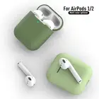 Мягкий силиконовый мини-чехол для Apple Airpods 12, противоударный чехол для AirPods 1 2, чехол для наушников, аксессуары для беспроводной зарядки