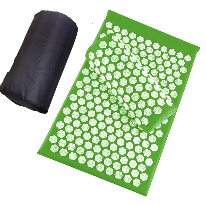 Массажная подушка с лотосом для снятия стресса боли в спине акупрессурный коврик