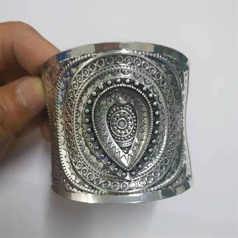 Мужские и женские широкие браслеты со звездочками уникальный дизайн Открытый