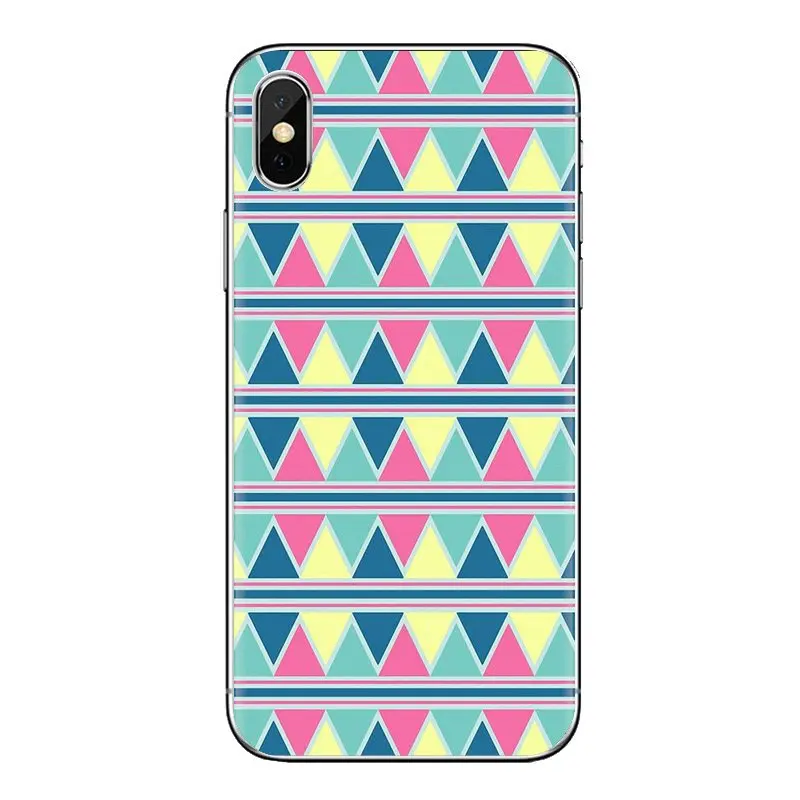 tribal chevron Geometric For Xiaomi Mi3 Samsung A10 A30 A40 A50 A60 A70 Galaxy S2 Note 2 Grand Core Prime Transparent Soft Cases |