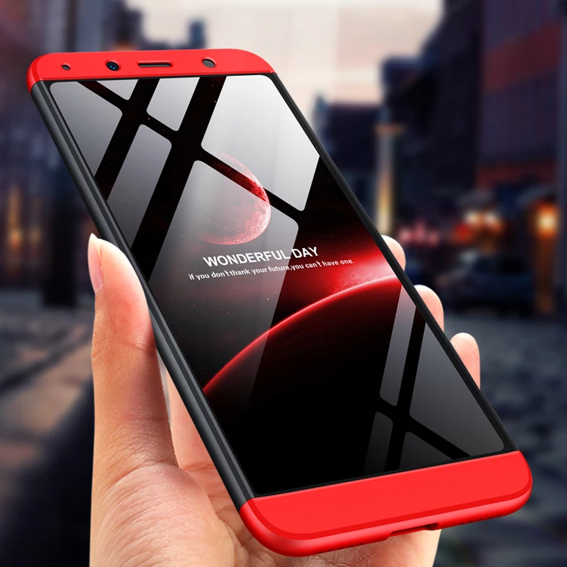 360 Degree Cover For Xiaomi Mi Pocophone F1 Redmi 7A 6A Note 4X Prime Case 3 in 1 Hard PC Protection Matte | Мобильные телефоны и