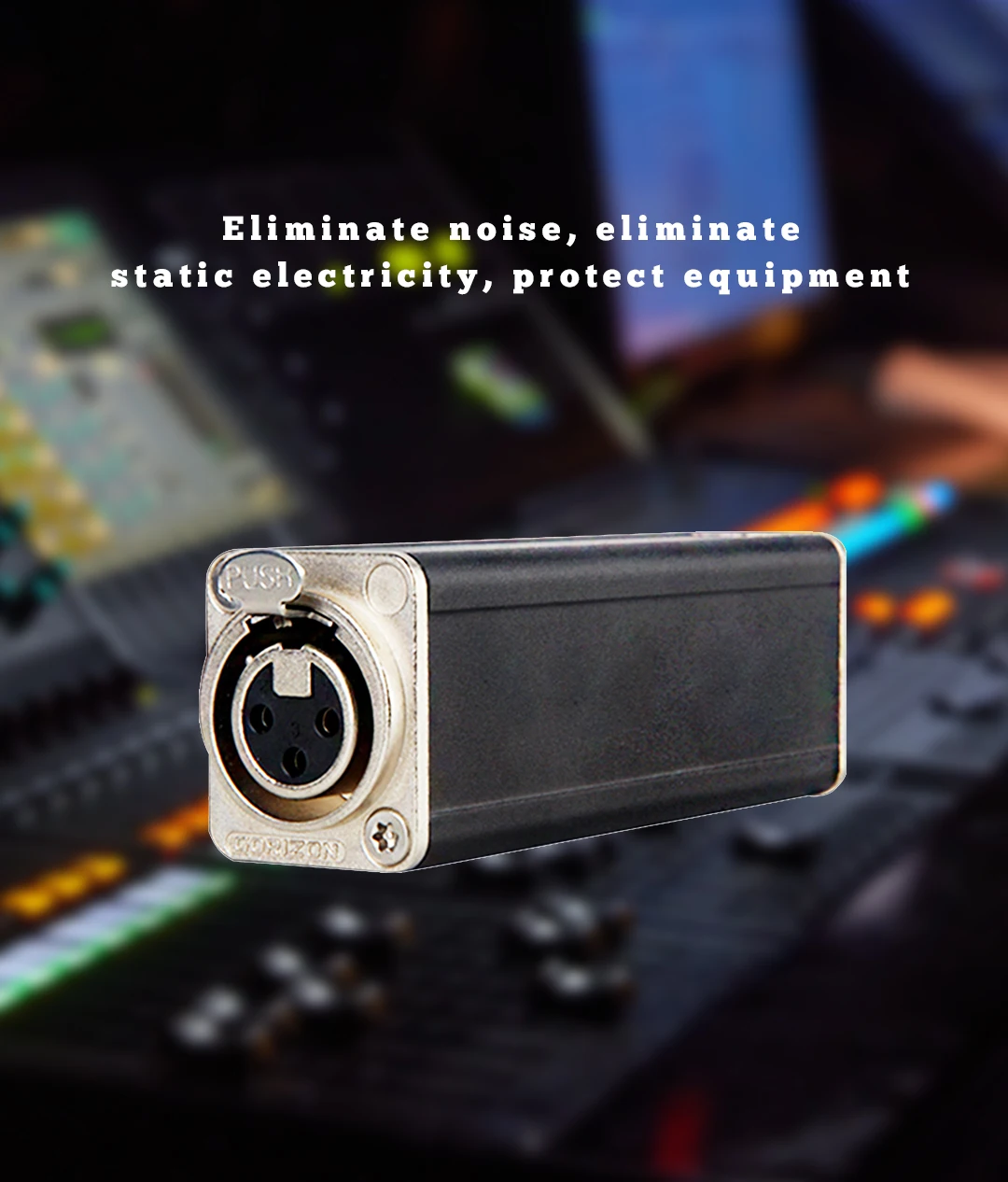 Аудиоизолятор APC SQ11 Стабильная и надежная передача сигнала с защитной схемой