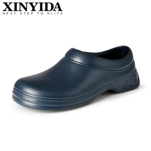 Туфли для шеф-повара, Нескользящие, водостойкие, маслостойкие, для ресторанов, для приготовления пищи, Рабочая обувь без шнуровки, размера плюс 36-45