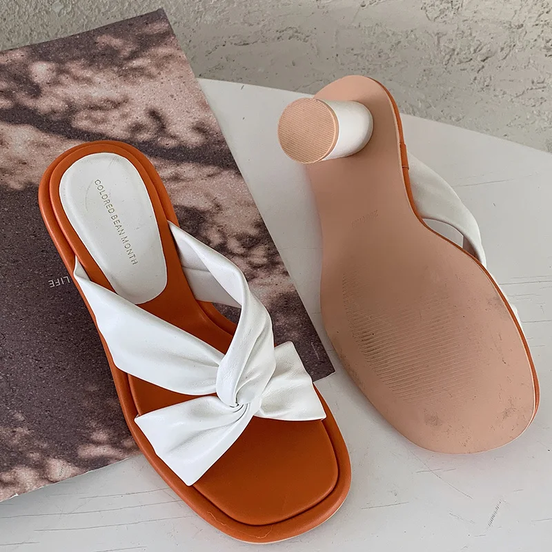 

New 2021 Woman Pumps Fashion Sandals Shoes Ladies Spike Heel Slides Female High Heels Outdoor Slippers Woman Sexy Pumps Shoes