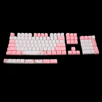 pbt cherry blossom keycap mechanical keyboard keycaps dye sublimation keycap
