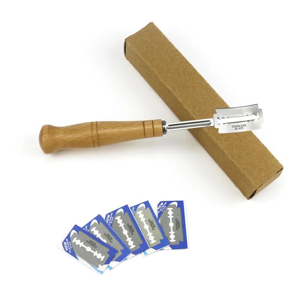 

Рукоятка для хлеба из нержавеющей стали с 5 сменными лезвиями