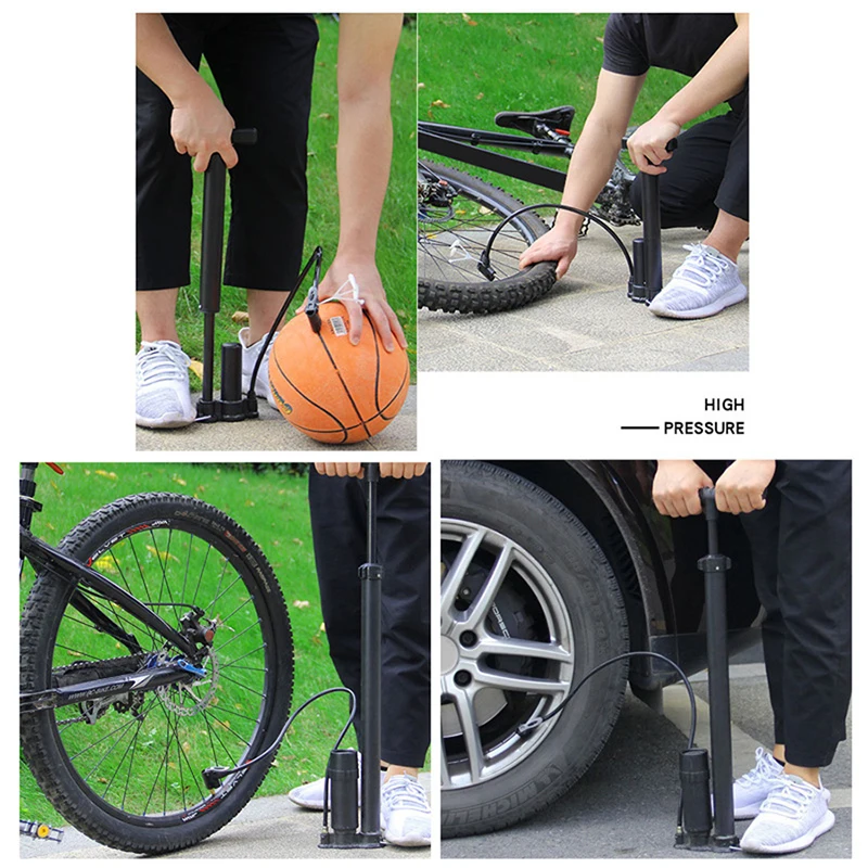 

Bicycle Pump Steel High Pressure Manual Air Pump Mountain Bike Tire Inflator Portable Mini Ball Toy Tire Valve Pump 120/160 PSI